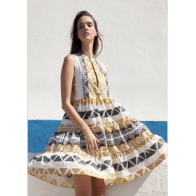 Santorini Ecru with gold...